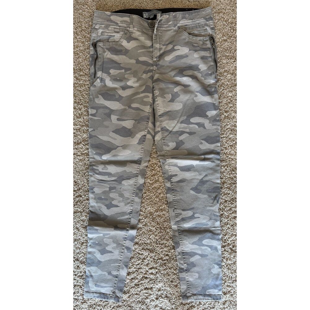 Women's Wit & Wisdom 'Ab'Solution High Rise Camo Ankle Pants Size 8